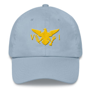 Baseball Cap With Flag Design