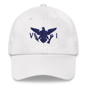 Baseball Cap with flag silhoutte and USVI logo