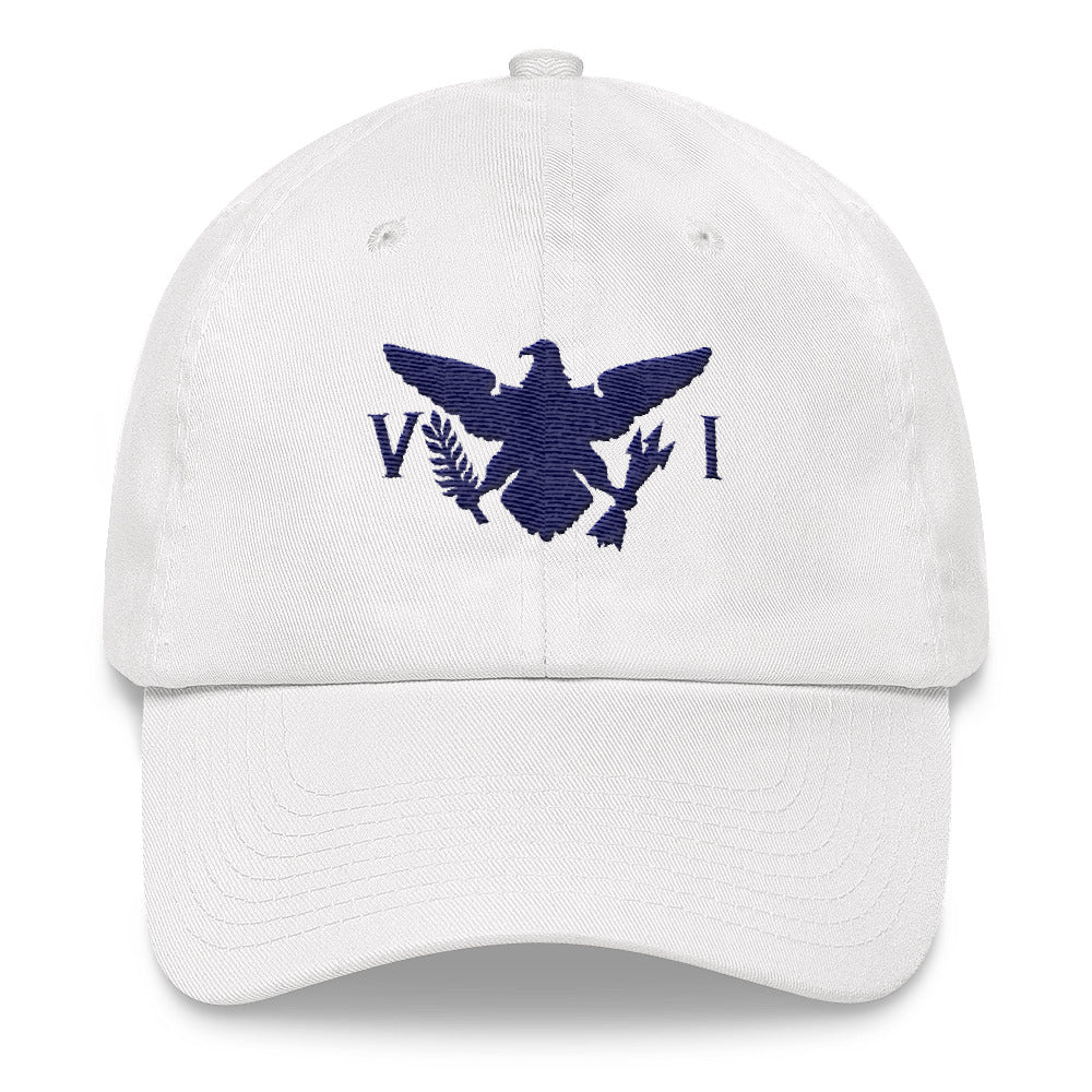 Baseball Cap with flag silhoutte and USVI logo