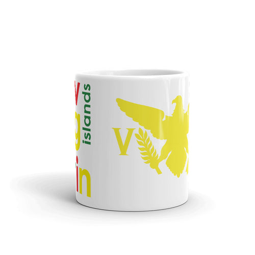 Ice Gold and Green Coffee Mug