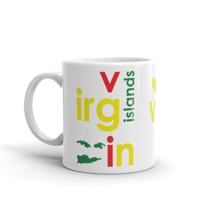 Ice Gold and Green Coffee Mug
